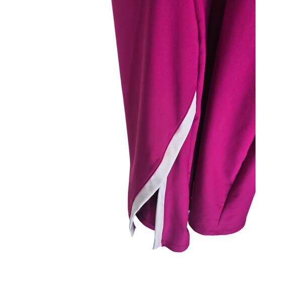 Sage Collective Pink Athletic Front Zip Built In Shorts Inside Pocket Dress 12 - Picture 3 of 7